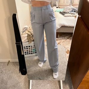 Mango Pleated Suit Pant Trouser